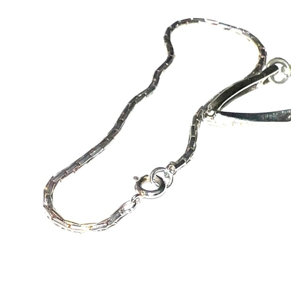 Silver Mesh Belt Buckle Bracelet with 2 other Silver Tone Vintage Bracelets - Picture 4 of 7